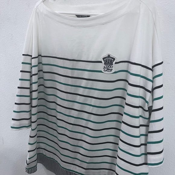 Ralph Lauren Striped Boatneck Top - Picture 12 of 12